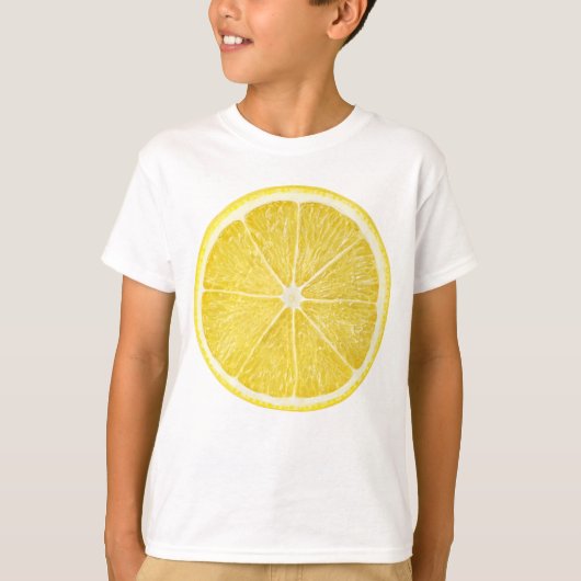 schijfje citroen t-shirt (Voorkant)