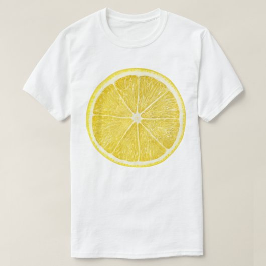 schijfje citroen t-shirt (Design voorkant)