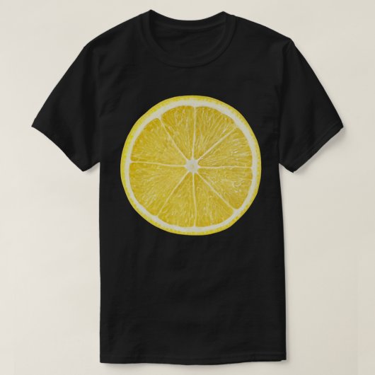 schijfje citroen t-shirt (Design voorkant)