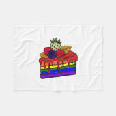 Schijfje kleuren fleece deken (Voorkant (Horizontaal))