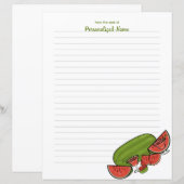 Schijfje Sunshine Red Lined Paper Sheet (Voorkant / Achterkant)