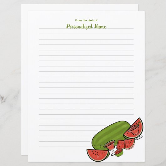 Schijfje Sunshine Red Lined Paper Sheet (Voorkant / Achterkant)