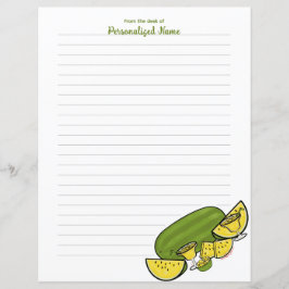 Schijfje Sunshine Yellow Lined Paper Sheet