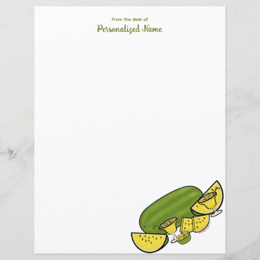 Schijfje Sunshine Yellow Unlined Paper Sheet (Voorkant)