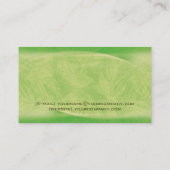 schijfjes in vlucht ~ bc visitekaartje (Achterkant)