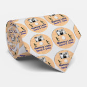 Schijflabel voor geheugenlane stropdas (Opgerold)