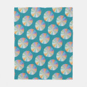schijfpatroon fleece deken (Voorkant)