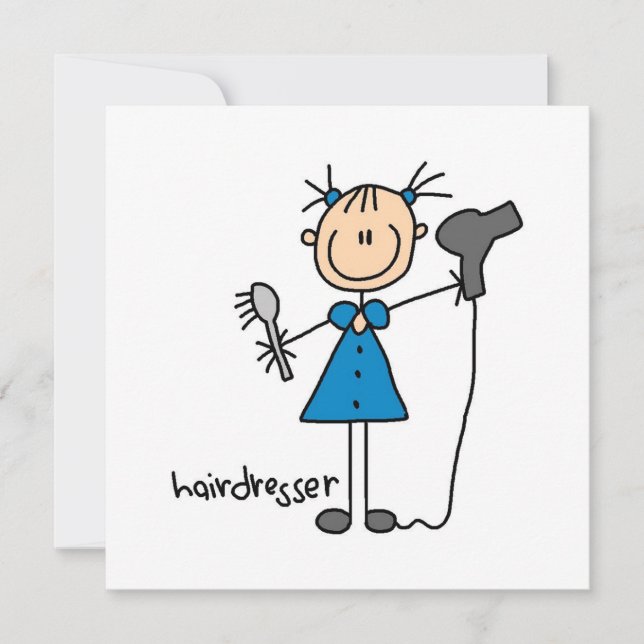 Schijkfiguur voor airdresser (Voorkant)