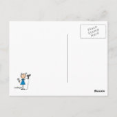 Schijkfiguur voor airdresser briefkaart (Achterkant)