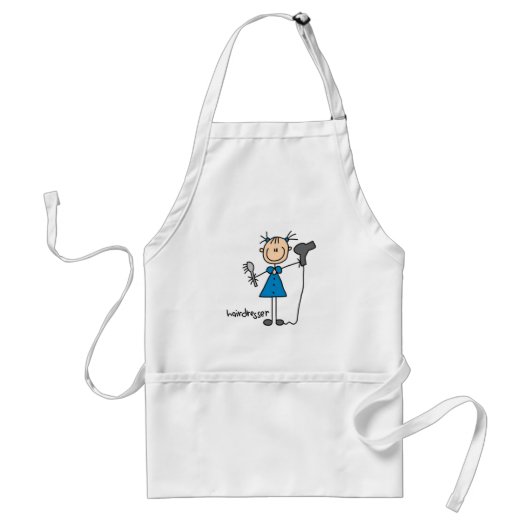 Schijkfiguur voor airdresser standaard schort (Voorkant)