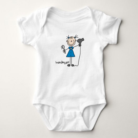 Schijkfiguur voor airdresser t-shirt (Voorkant)