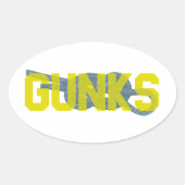 Schijkweerstand Ovale Sticker (Voorkant)