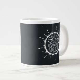 Schijn als de zon grote koffiekop