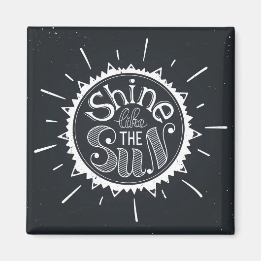 Schijn als de zon magneet (Voorkant)