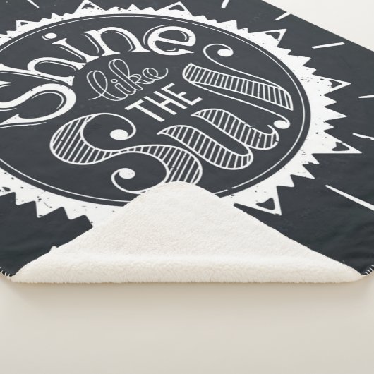 Schijn als de zon sherpa deken (3/4)