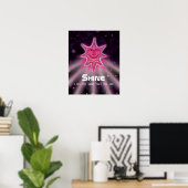 Schijn als een Star-Poster Poster (Thuiskantoor)