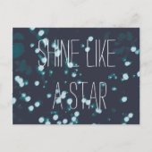 Schijn als een ster briefkaart (Voorkant)