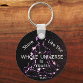 Schijn als het hele universum. sleutelhanger (Voorkant)
