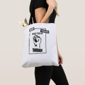 Schijn door duisternis tote bag (Dichtbij)