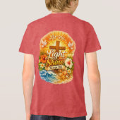 Schijn door JOU Tri-Blend Shirt (Achterkant)