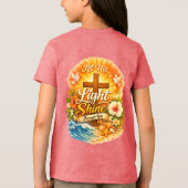 Schijn door JOU Tri-Blend Shirt (Achterkant)