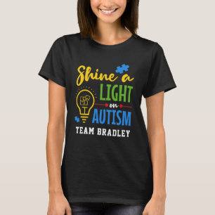 Schijn een licht op op autisme gepersonaliseerd te t-shirt