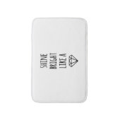 Schijn helder als een diamanten badmat (Voorkant Verticaal)