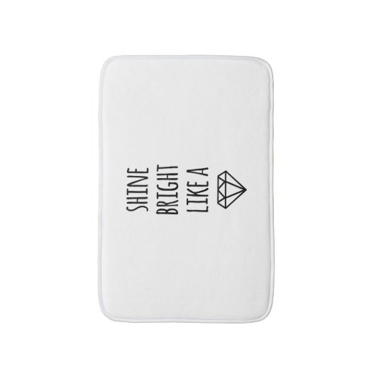 Schijn helder als een diamanten badmat (Voorkant Verticaal)