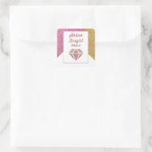 Schijn helder als een diamanten Sticker (Tas)