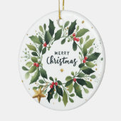 Schijn helder als Rudolph kerstversiering Keramisch Ornament (Links)