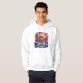 "Schijn helder, je bent uniek!" Sunset Ocean T-shi Hoodie (Voorkant volledig)