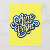 Schijn je Licht Briefkaart (Voorkant)