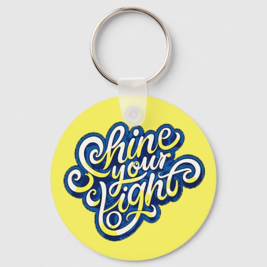 Schijn je Licht Sleutelhanger (Voorkant)