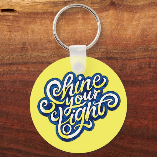 Schijn je Licht Sleutelhanger (Voorkant)