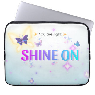✨ Schijn op 13" Pastel Laptop Hoesje – Je bent lic Sleeve