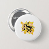 Schijn op graffiti ronde button 5,7 cm (Voorkant /achterkant)