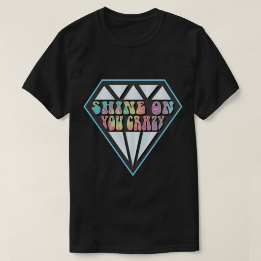 Schijn op je gekke diamant - Roze Floyd Classic T- T-shirt (Design voorkant)