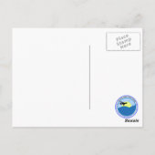 Schijn op mij Duitse herder Briefkaart (Achterkant)