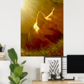 Schijn op mij Duitse Herdershond #1 Poster (Thuiskantoor)