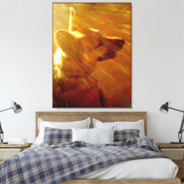 Schijn op mij Duitse Herdershond #2 Canvas Afdruk