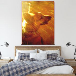 Schijn op mij Duitse Herdershond #2 Canvas Afdruk