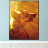 Schijn op mij Duitse Herdershond #2 Canvas Afdruk (Insitu (Houten vloer))