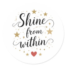 Schijn van binnenuit – Hemelse Zelf-Liefde Quote