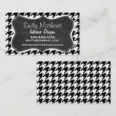  schijn van het alkbord; Zwart-witgeluid Visitekaartje (Voorkant / Achterkant)