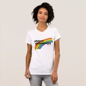 Schijn Zijwaarts T-shirt (Voorkant volledig)