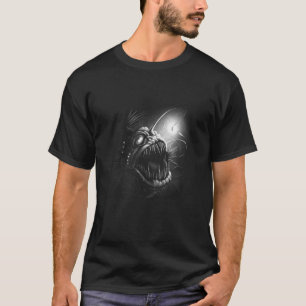 Schijnachtig roerig, roekerig zee onderwater t-shirt