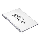 Schijnbaar als een diamant Notitieboek (Rechterzijde)