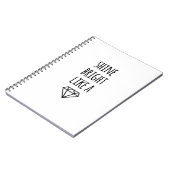 Schijnbaar als een diamant Notitieboek (Linkerzijde)