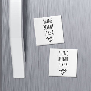 Schijnbaar als een diamantmagneet magneet