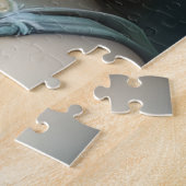 Schijnbaar bloemenportret voor godin van liefde legpuzzel (Zijkant)